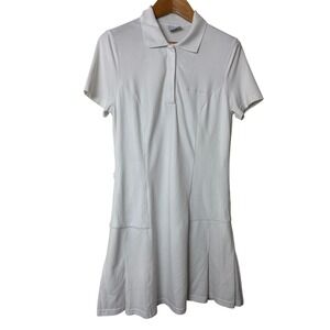 Outdoor Voices White Court Dress Short Sleeve Polo Mini Pleated Skirt Small